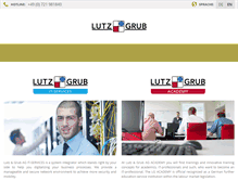 Tablet Screenshot of lutzundgrub.de